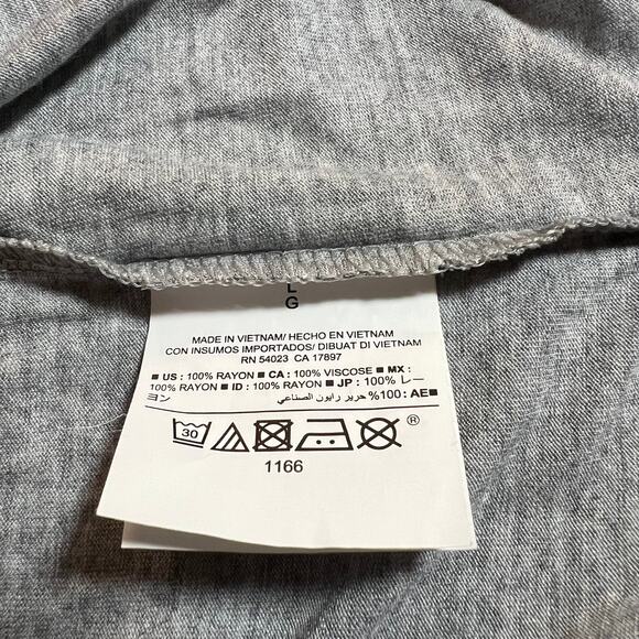 Old Navy Scoop Neck High Low Hem Tank Top Size Large Casual Stretch Lightweight - Picture 5 of 7